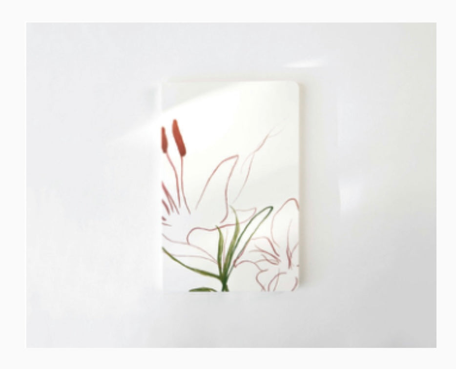WhiteField Lily Notebook