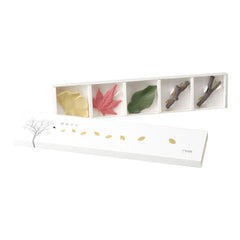 Colored Leaf Chopstick Rest 5P