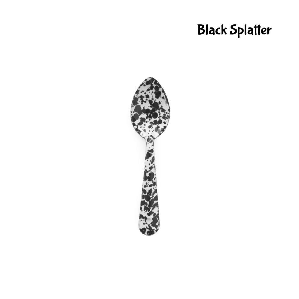 Splatter Enamelware Medium Spoon - Above the Table