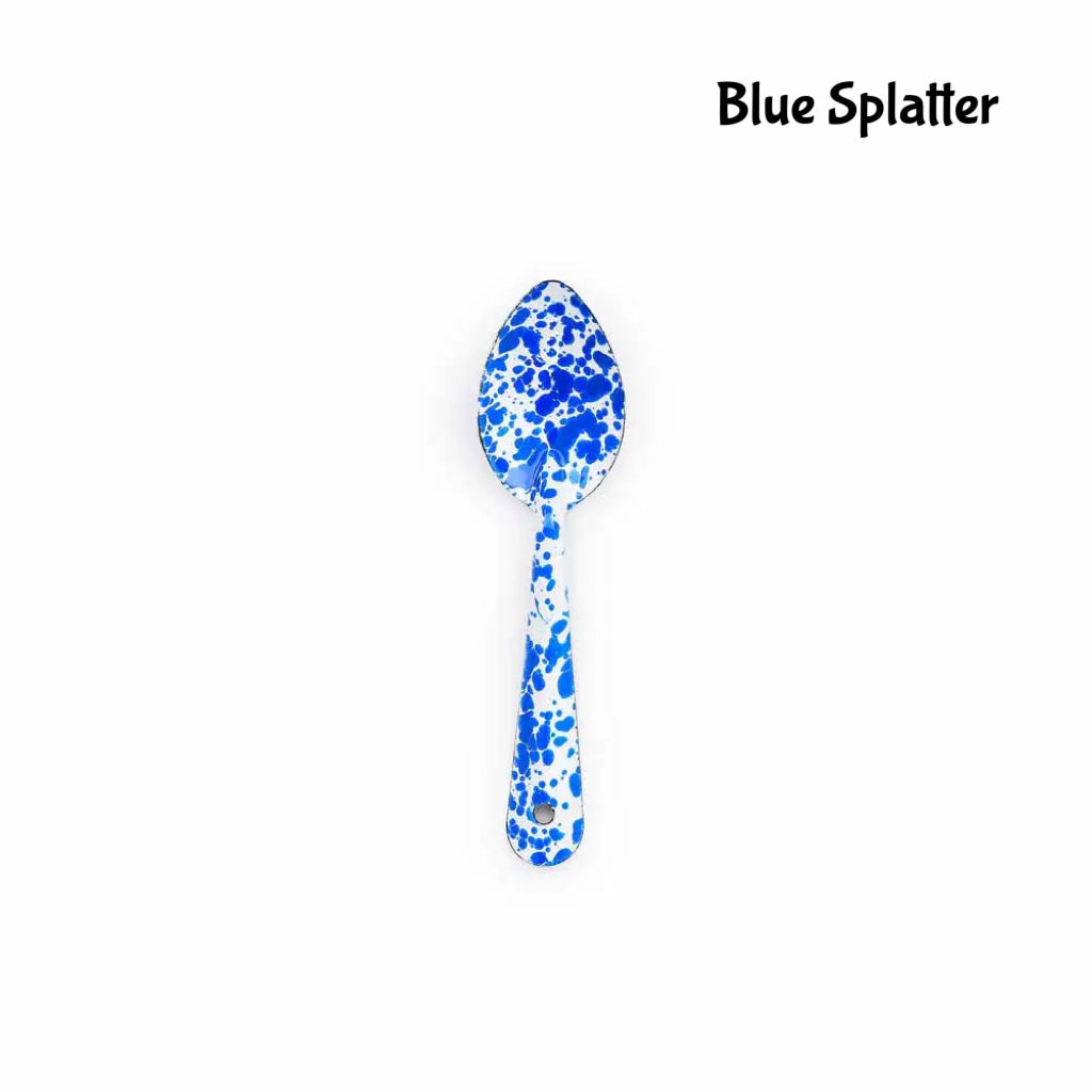 Splatter Enamelware Medium Spoon - Above the Table