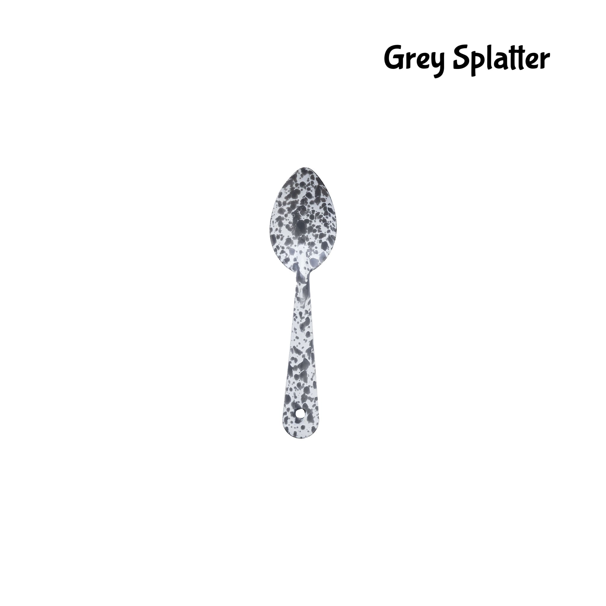 Splatter Enamelware Medium Spoon - Above the Table