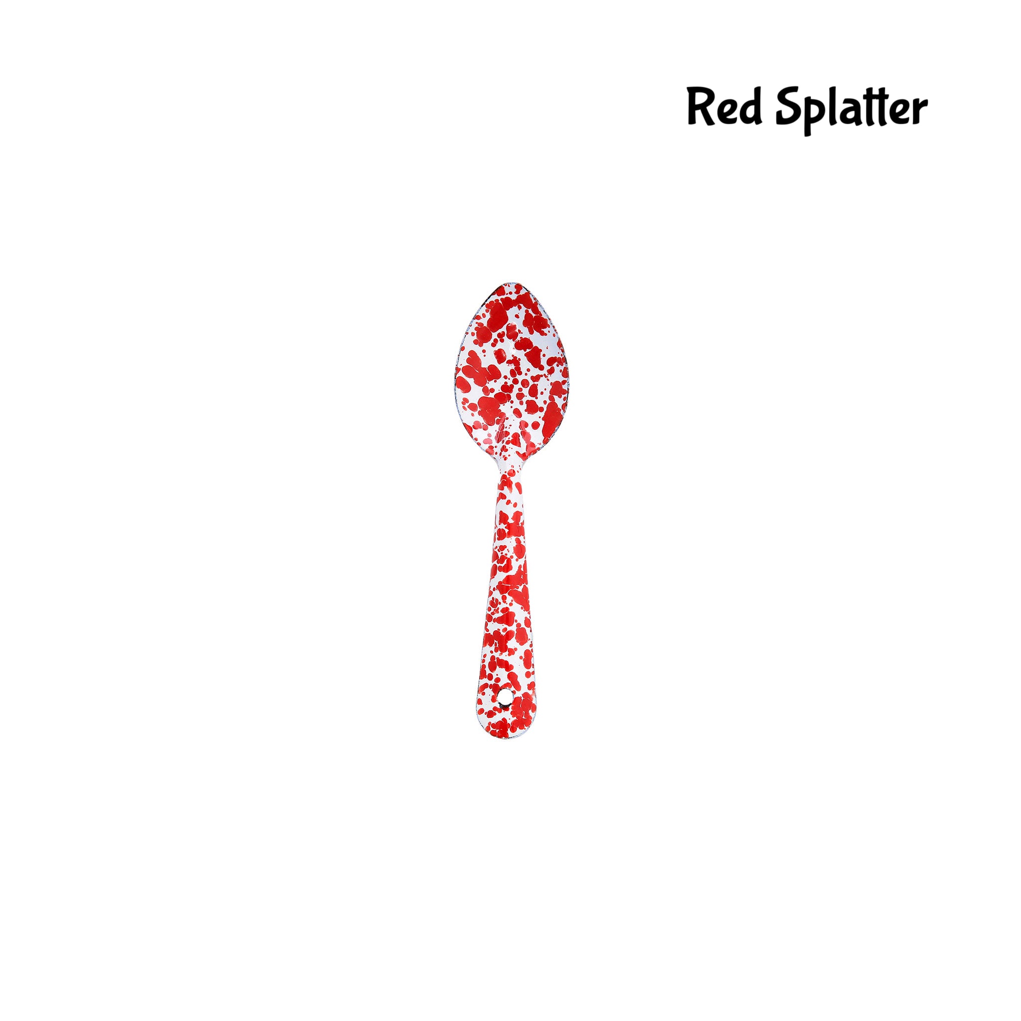 Splatter Enamelware Medium Spoon - Above the Table