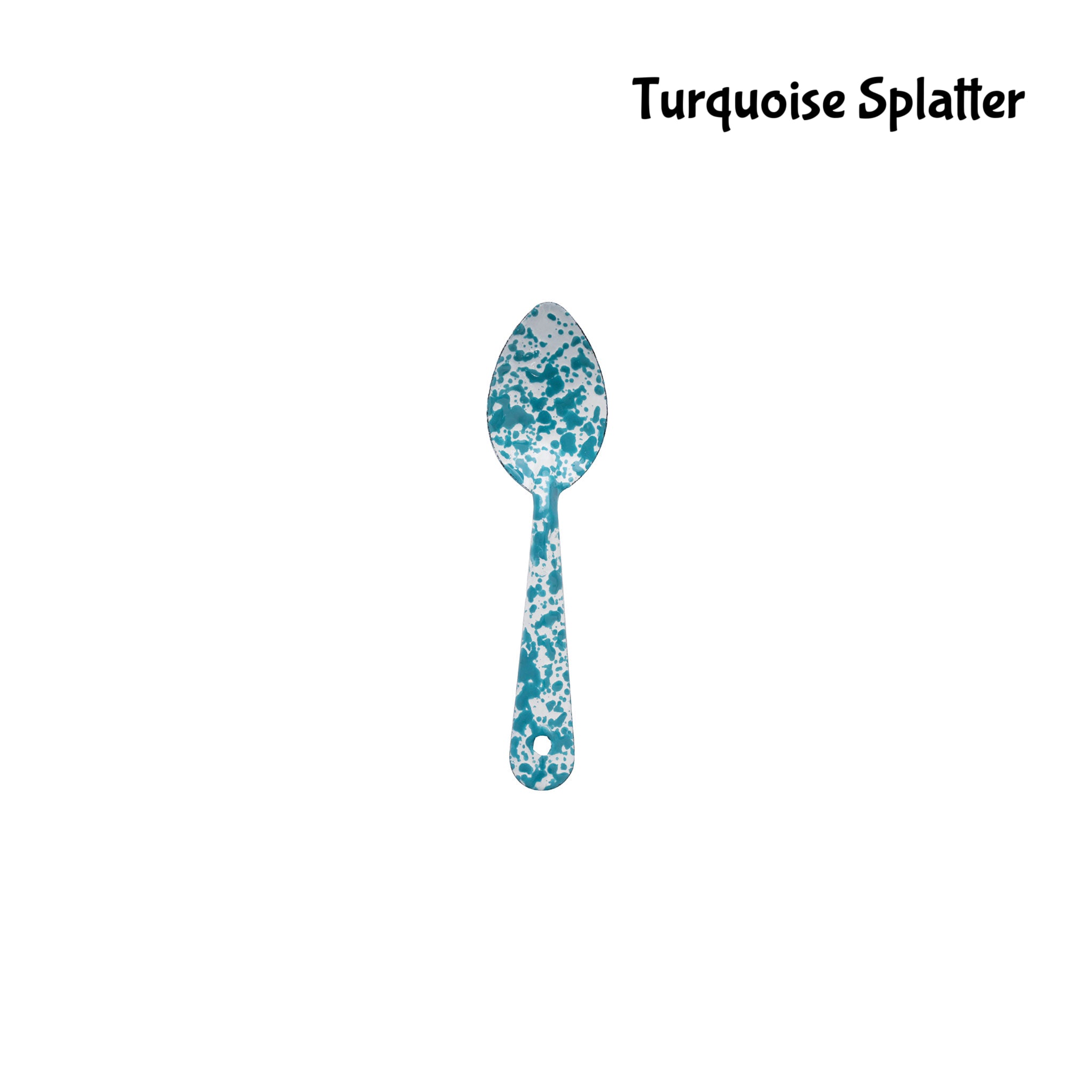 Splatter Enamelware Medium Spoon - Above the Table