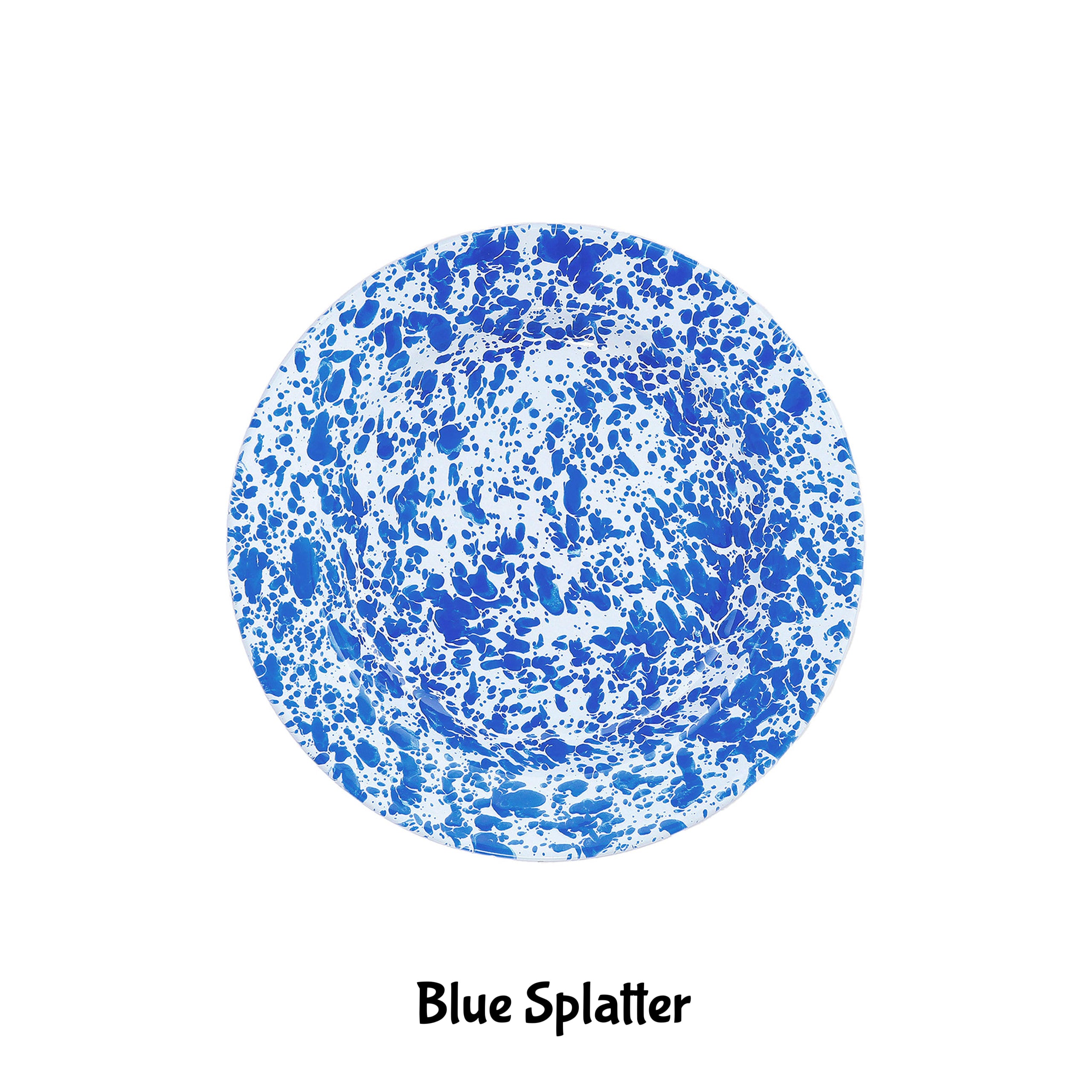 Splatter Enamelware Dinner Plate - Above the Table