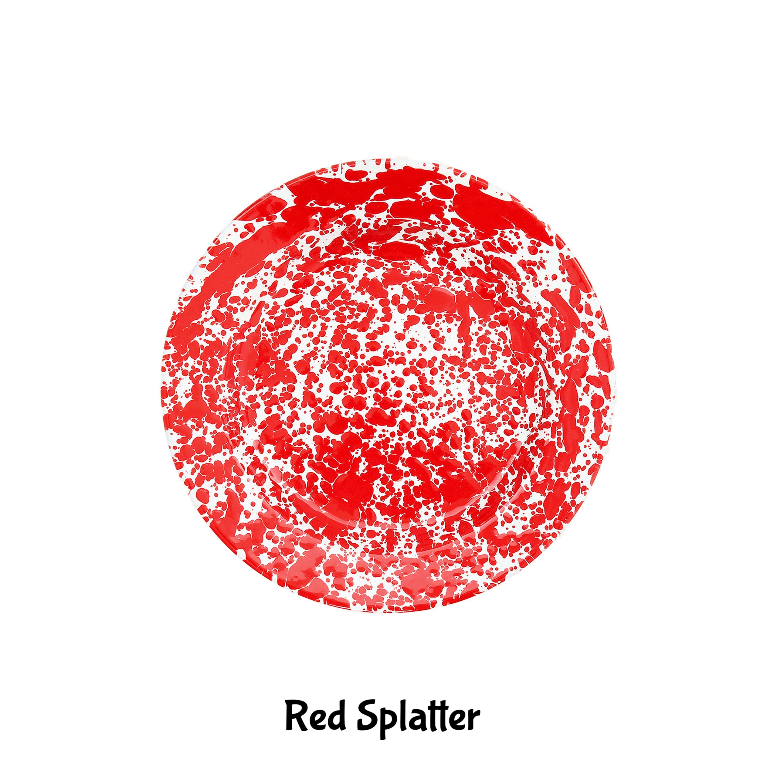 Splatter Enamelware Dinner Plate - Above the Table