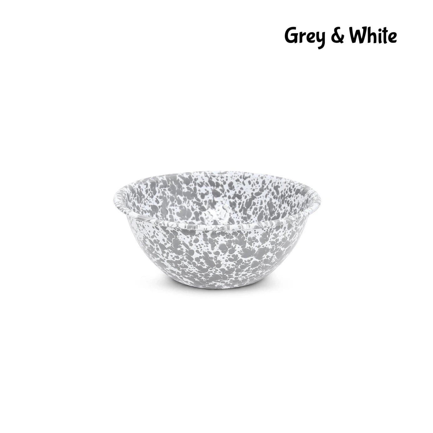 Splatter Enamelware Small Serving Bowl - Above the Table