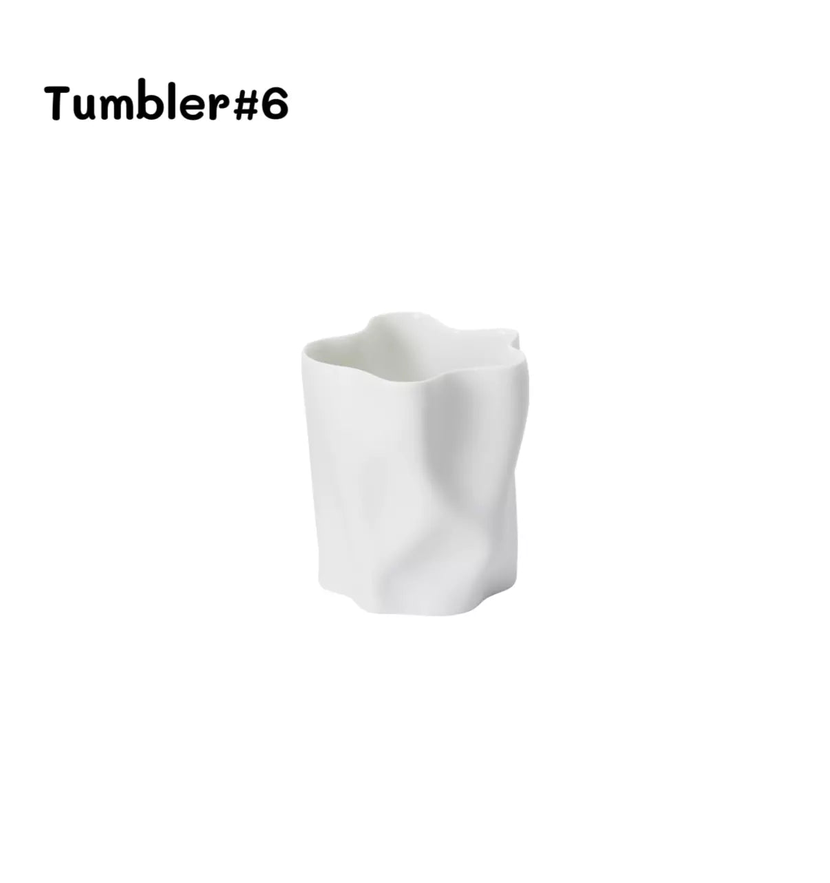 New Crinkle Tumbler - Above the Table
