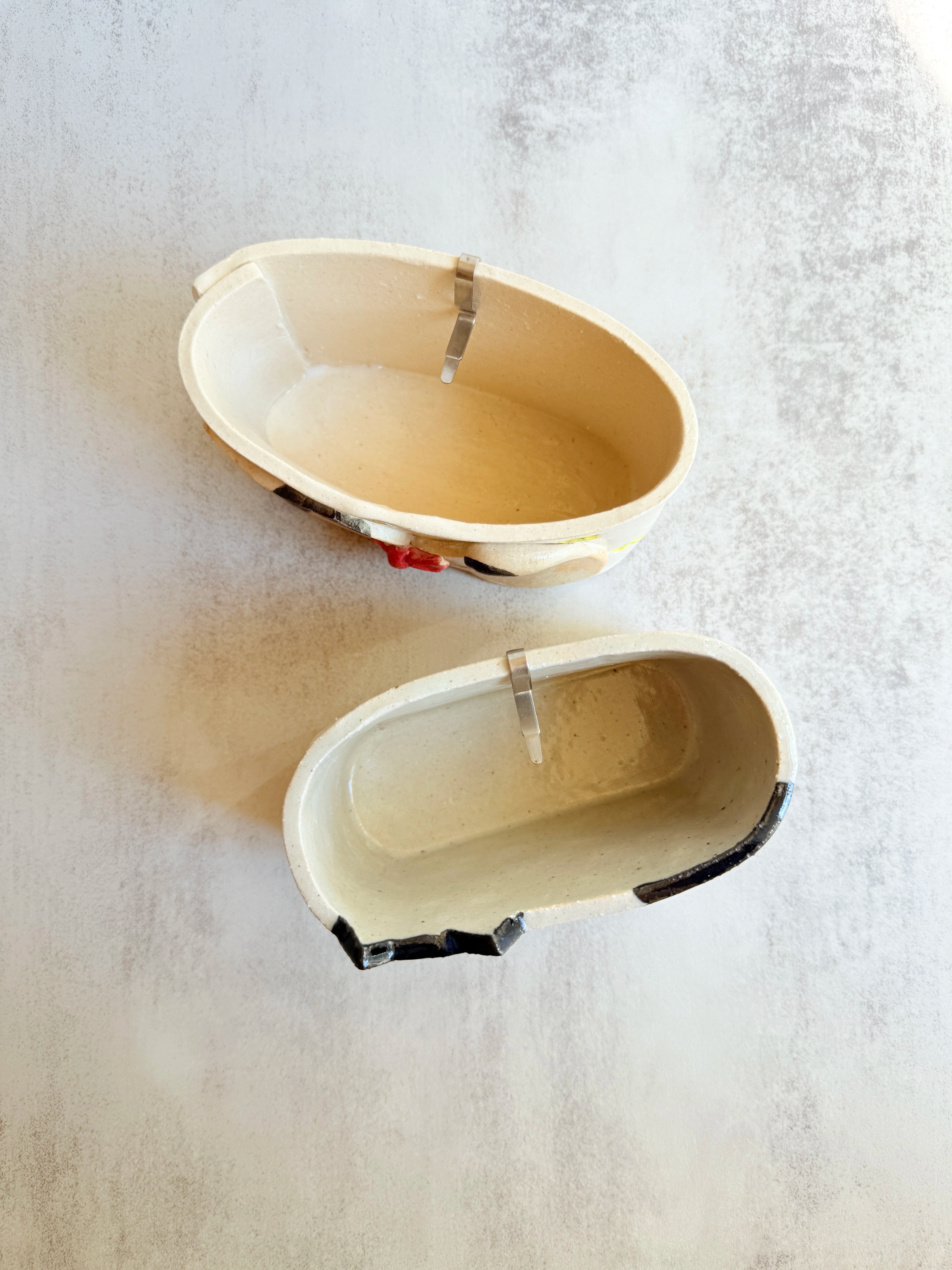 Handmade Ceramic Cat Incense Holder - Above the Table