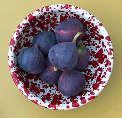 Splatter Enamelware Small Serving Bowl - Above the Table