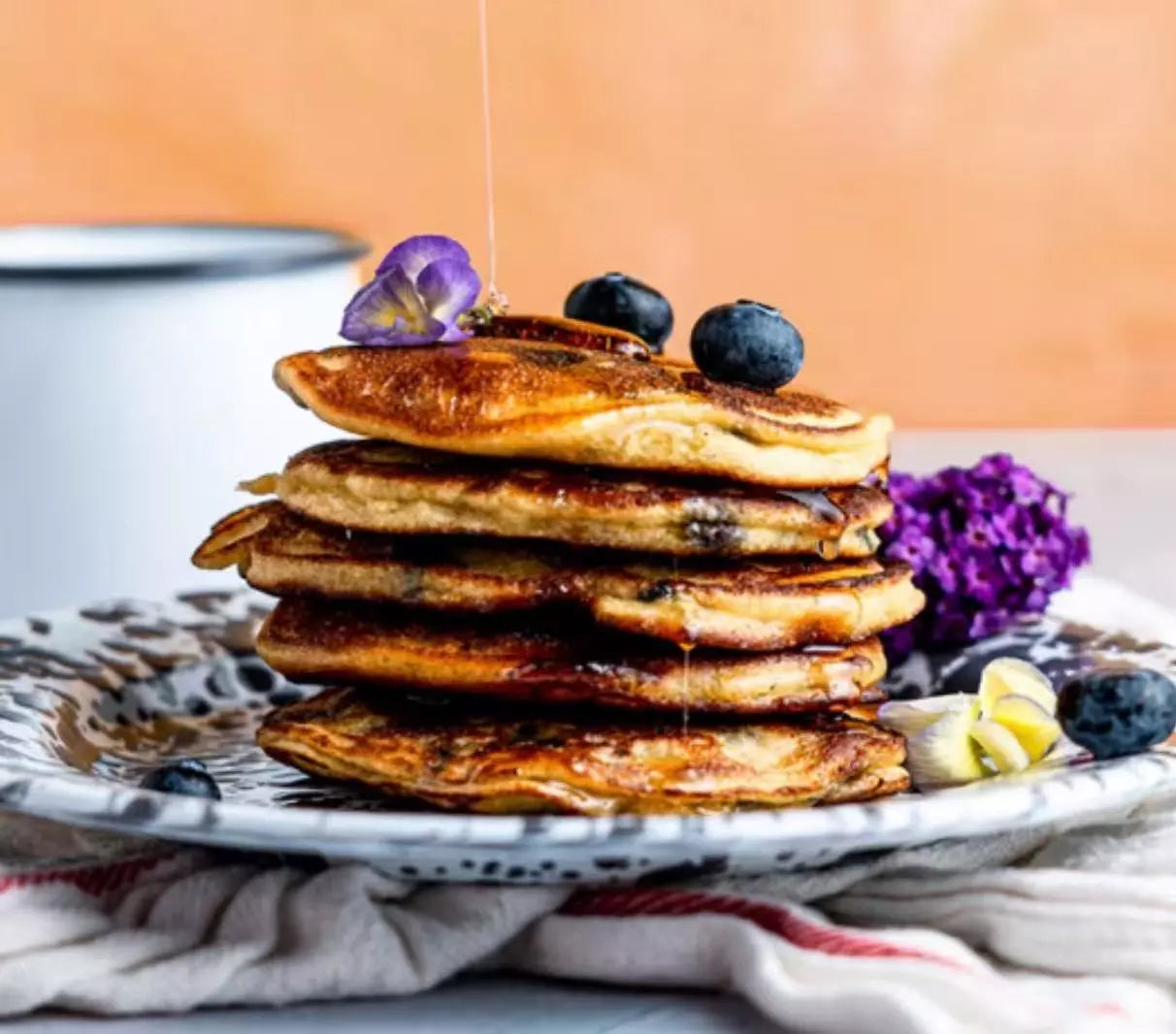 Splatter Enamelware Dinner Plate - Above the Table