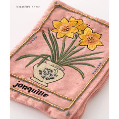 Botanical Embroidery Small Wallet