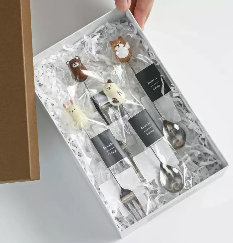 Animal Spoon Fork - Above the Table