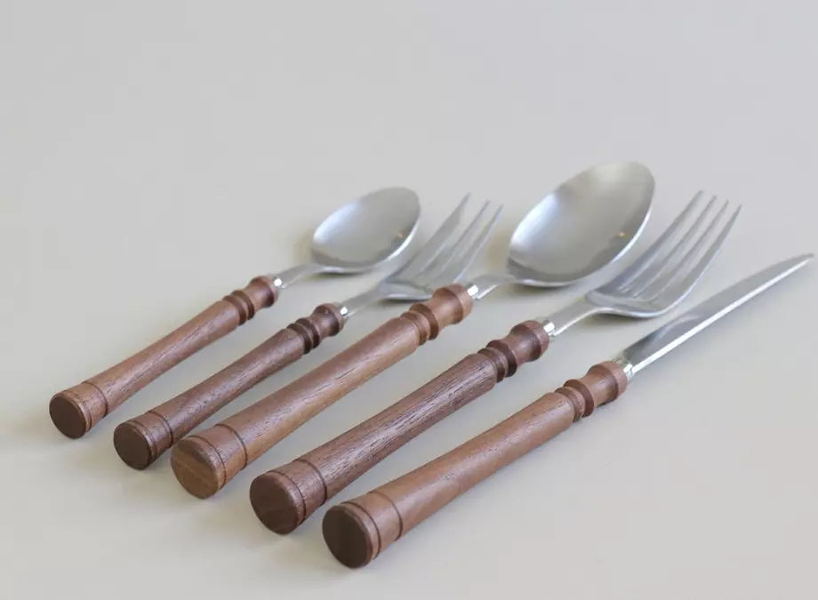 Turning Woodener Cutlery Set - Above the Table