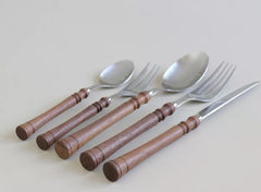 Turning Woodener Cutlery Set - Above the Table