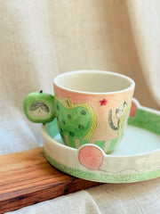 Atta Cup and Plate Set
