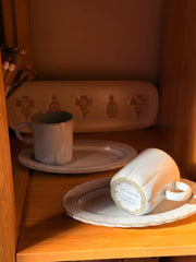 Shirotsumekusa Tea Cup - Above the Table