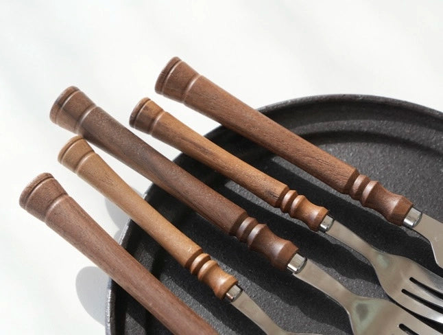 Turning Woodener Cutlery Set - Above the Table